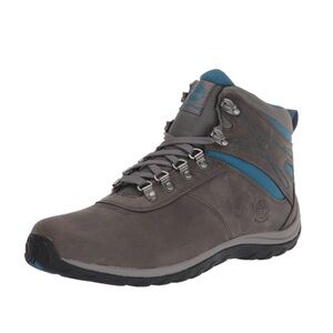Timberland Women's 8 Norwood Mid Waterproof Hiking Boots lace up leather outdoor